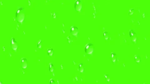 Close-up of water droplets on a green surface with motion 스톡 동영상 341779636