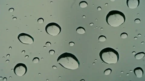 Close up water droplets with reflections on window 03 스톡 동영상 49966905