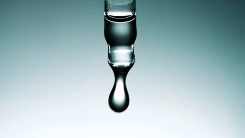 Close-up of water dropper in slow motion Stock-Footage 142121235