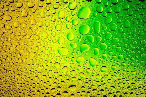Close up of a water drops Stockfoto's