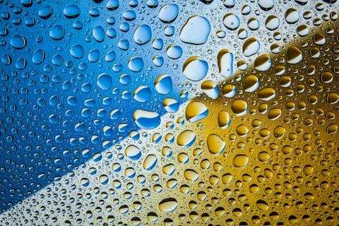 Close up of a water drops Stock Photos