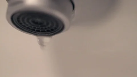 Close up of water drops from tap Stock-Footage 102030372