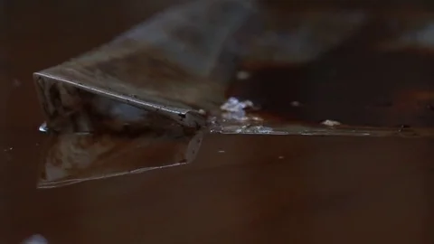 Close up of a water pool Stock Footage 83354827