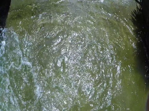 Close up water in river Stock Footage 77089192