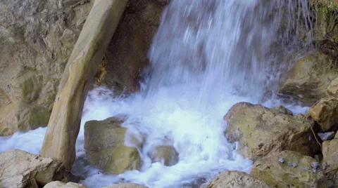 Close-up of water splash in Himalayas Stock Footage 58484285