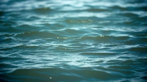 Close-up of water surface lake surface water waves waves 動画素材 257165227