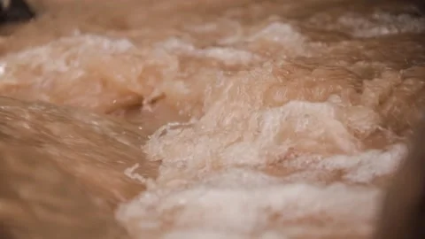 Close-up of the water washout Stock-Footage 292593304