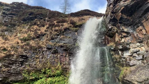 A close up of a waterfal. Stock-Footage 237953641