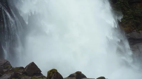 Close-Up of Waterfall Falling Water Video stock 328798800