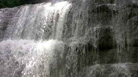 Close up of waterfall Stock Footage 506106