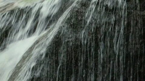 Close Up of Waterfall Stock Footage 712693
