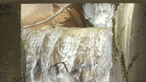 Close-up of a waterfall Stock Footage 79705423