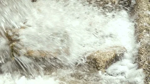 Close-up of a waterfall Stock Footage 79706266