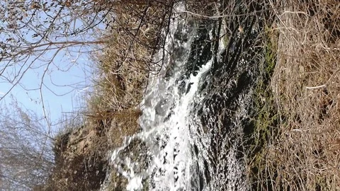 Close up of waterfall Stock Footage 85403664