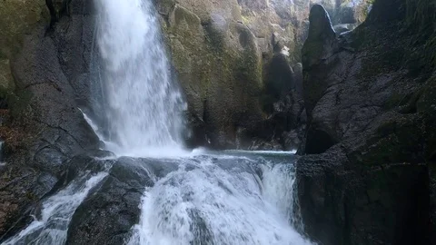 Close up of the waterfall Stock-Footage 85449026