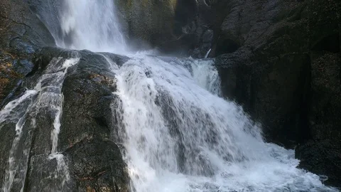 Close up of the waterfall Stock-Footage 86270505
