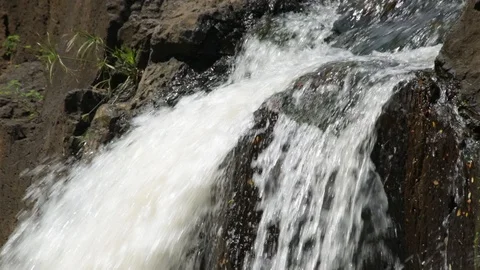 Close Up Waterfall Stock Footage 104829434