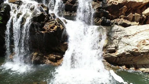 Close up of waterfall Stock Footage 152023867