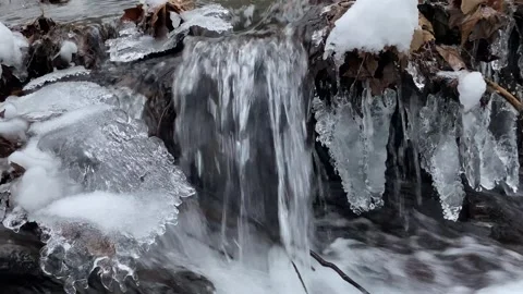 Close Waterfall Stock Footage 247075247