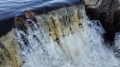 Close Up of Waterfall Stock Footage 256819714