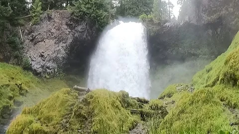 Up close waterfall Stock Footage 294119183
