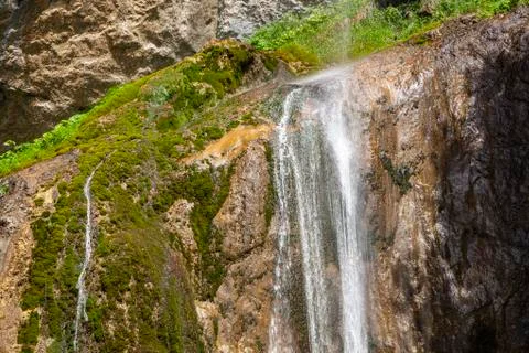 Close up of a waterfall Stock Photos