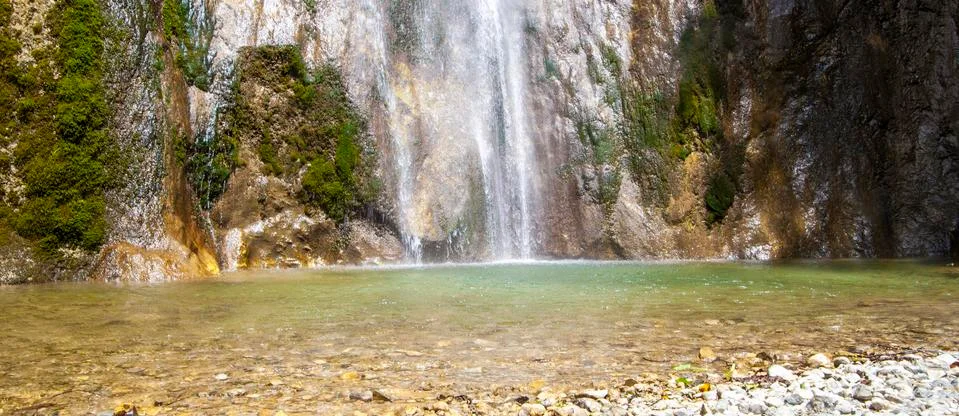 Close up of a waterfall Stock Photos