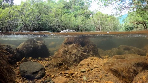 Close up of waterfall in Thailand. Video stock 100025373