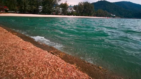 Close up wave on sea Stock Footage 114285120