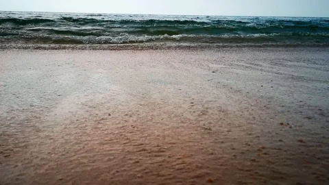 Close up wave on sea Stock Footage 114287804