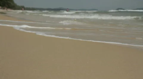 Close-Up Waves And Wet Sand 1 動画素材 43081500