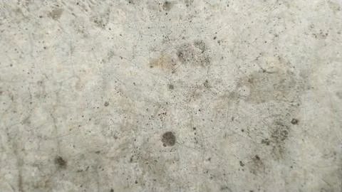 Close-up of a weathered concrete surface with fine cracks and dark speckles Stock Photos