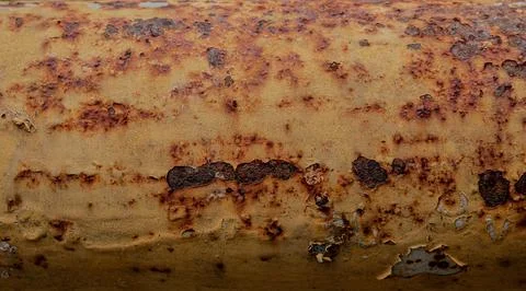 Close up of weathered iron oxidation Stock Photos
