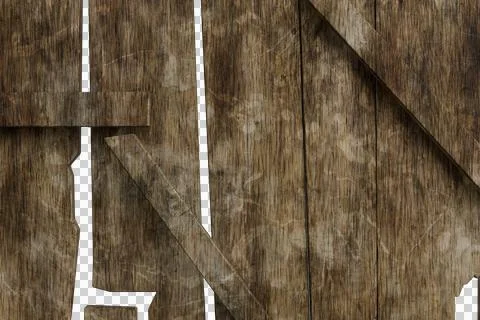 Close-up of a weathered, rustic wooden surface with visible grain Stock Illustration