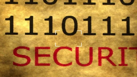 CLose up of web security concept Stock Footage 336406975