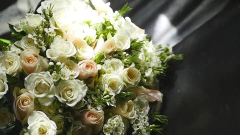 Close up of wedding bouquet Video stock 81815848