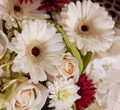 Close-up of wedding bouquet Stock Photos