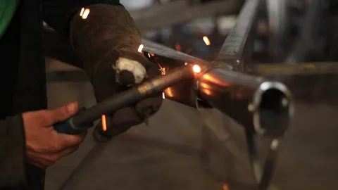 Close up of a welding Stock Footage 86184039