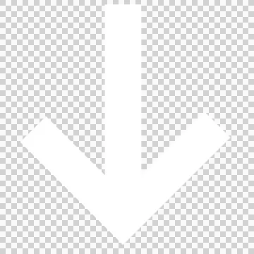 Close-up of white arrow moving down Stock Illustration