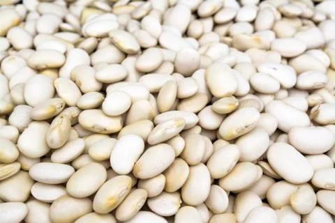 Close-up of white beans Stock Photos