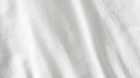 Close up of white bedsheet background ,good hotel service Stock Photos