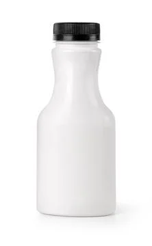 Close up of a white bottle Stock Photos