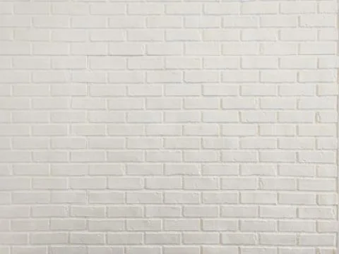 Close up white brick wall Stock Photos