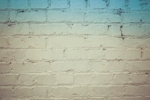 Close up of a white brick wall Stock Photos