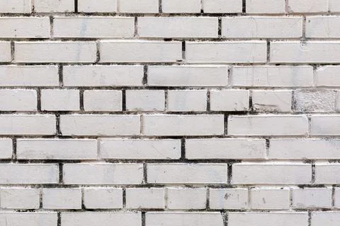 Close-Up Of white brick wall Stock Photos