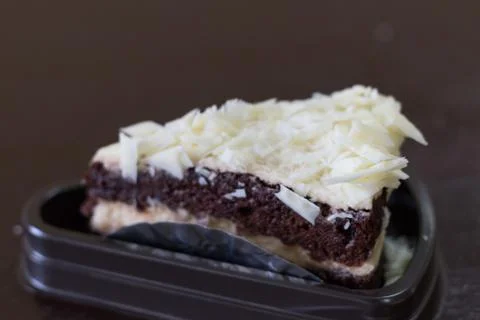 Close up white cake Stock Photos