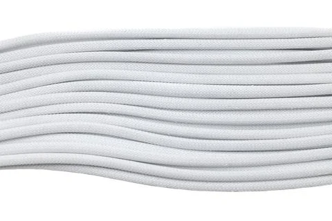 Close-up of white computer wires for connecting the motherboard 스톡 사진