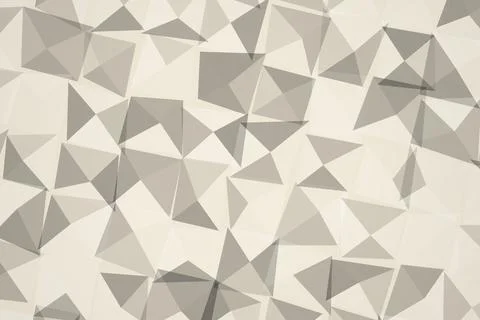 Close-up of white geometric pyramid shapes on surface Ilustración de archivo