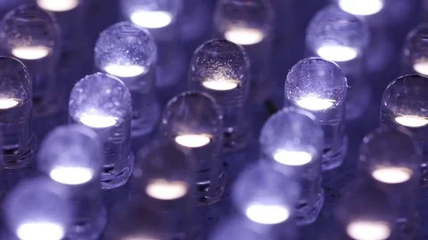 Close up white light Led. Close up shot. Led light Stock Footage 73927060