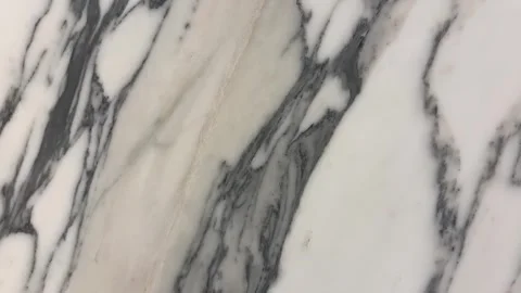 Close-Up of White Marble with Bold Gray Veins Видео 333130803
